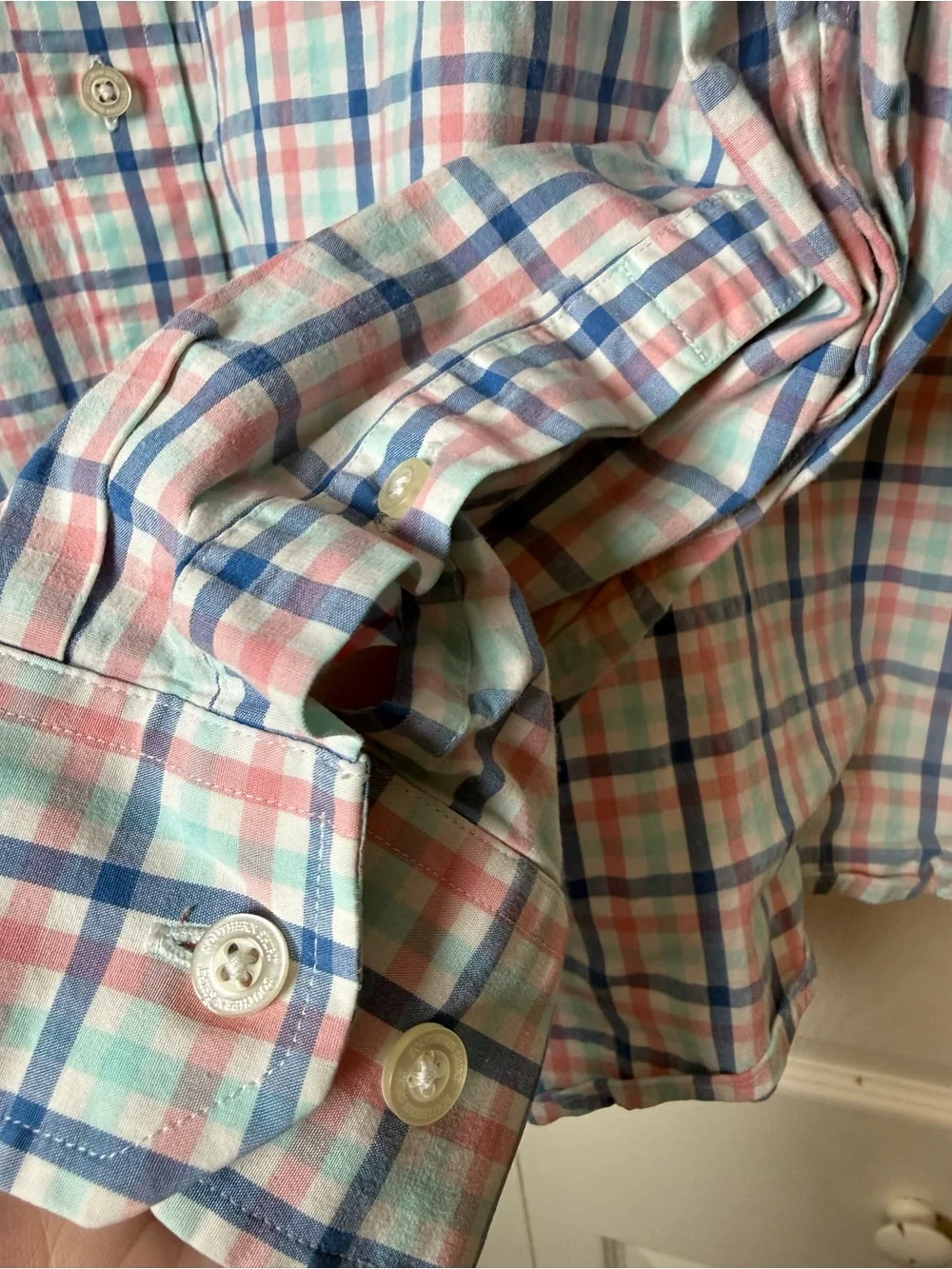 Southern Shirt Cotton Club Button Down Plaid Shirt